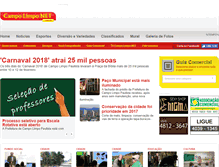Tablet Screenshot of campolimponet.com.br